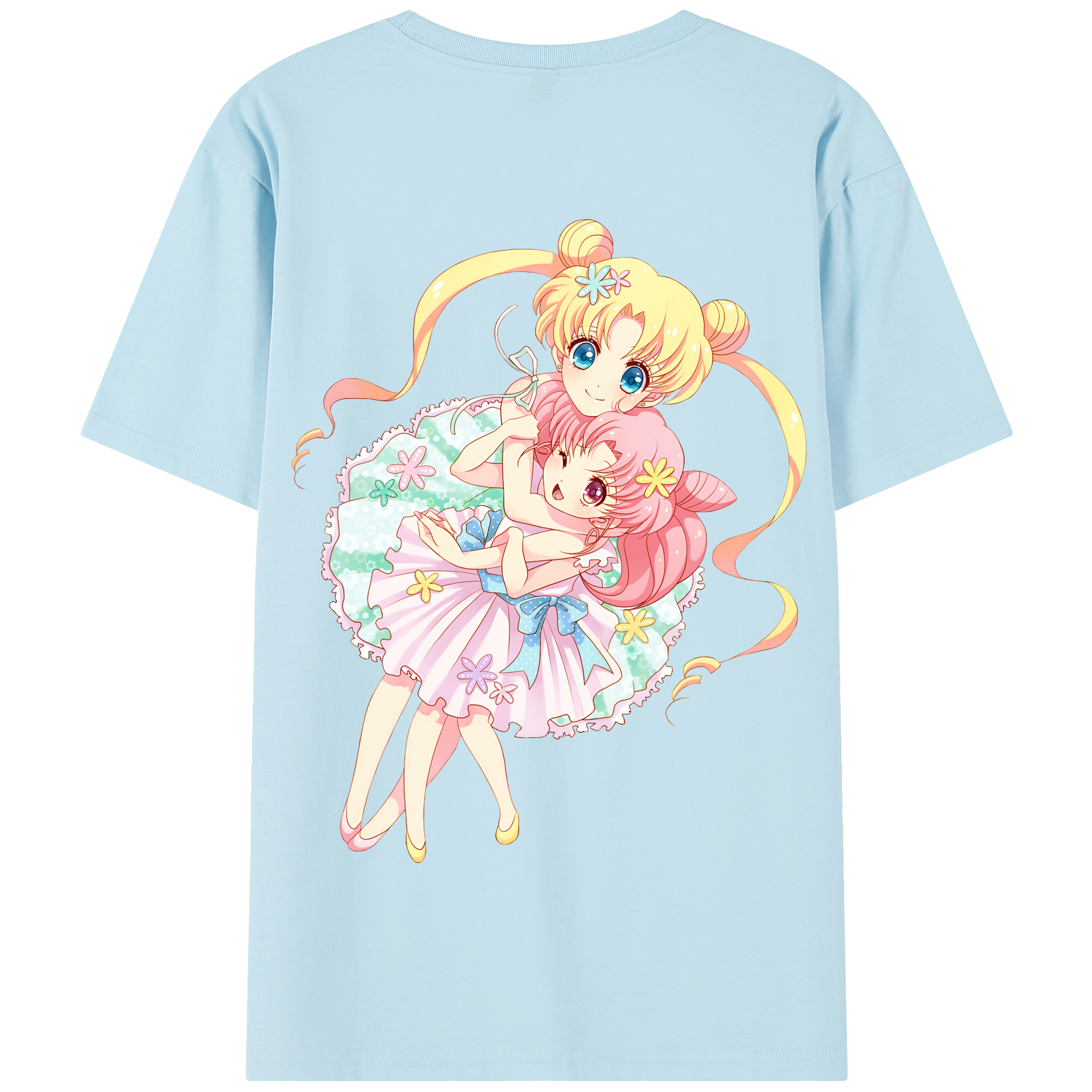 （画像用） 美少女戦士セーラームーン 愛野 美奈子 あいの みなこ Sailor Moon Aino Minako 綿100％半袖Tシャツ（背面プリント）